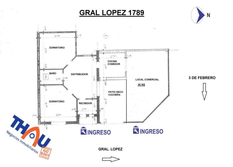 GRAL LOPEZ 1700 - Thau David Adrian